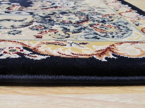 Tabriz Blue Machine Made 710 X 910  Area Rug 834-131065 Image 4