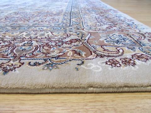 Tabriz Beige Machine Made 86 X 116 Area Rug 834-131090 Image 4