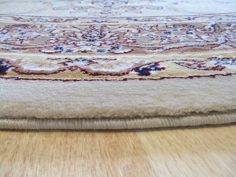 Tabriz Beige Round Machine Made 511 X 511 Area Rug 834-131095 Image 4