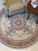 Tabriz Beige Round Machine Made 511 X 511  Area Rug 834-131095 Thumb 3