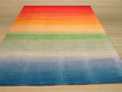 Modern-Contemporary Multicolor Hand Tufted 50 X 80 Area Rug 834-131125 Image 2