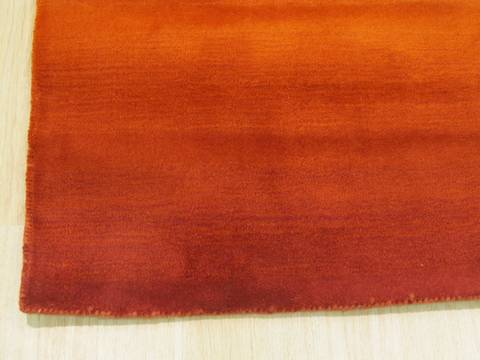 Orange Hand Made 89 X 119 Area Rug 834-131128 Image 1