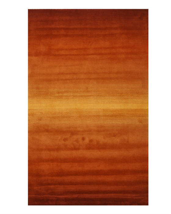 Orange Hand Made 89 X 119 Area Rug 834-131128 Image 0