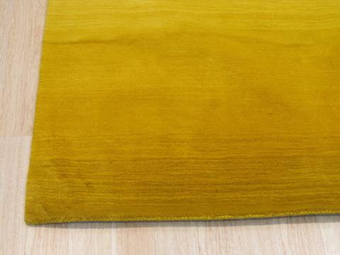 Modern-Contemporary Yellow Hand Made 96 X 136 Area Rug 834-131133 Image 1