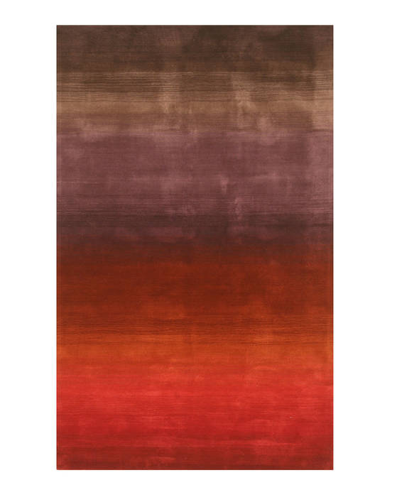 Modern-Contemporary Red Hand Made 89 X 119 Area Rug 834-131139 Image 0