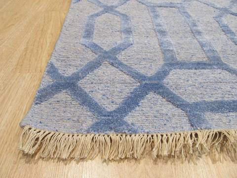 Blue Hand Knotted 50 X 80 Area Rug 834-131141 Image 1