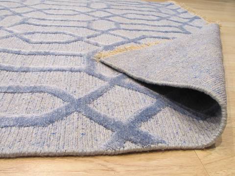 Blue Hand Knotted 50 X 80 Area Rug 834-131141 Image 2