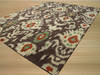 Modern-Contemporary Brown Hand Tufted 79 X 99 Area Rug 834-131171 Thumb 1