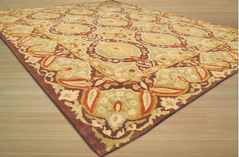 Green Hand Tufted 60 X 90 Area Rug 834-131180 Image 1