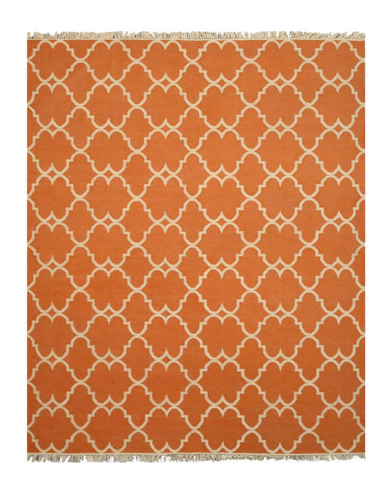 Orange Hand Made 50 X 80 Area Rug 834-131193 Image 0