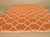 Orange Hand Made 50 X 80 Area Rug 834-131193 Thumb 2