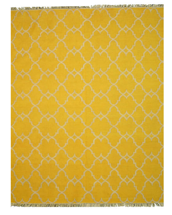  Yellow Hand Made 50 X 80  Area Rug 834-131195 Image 0