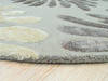  Grey Round Hand Tufted 60 X 60  Area Rug 834-131232 Thumb 2