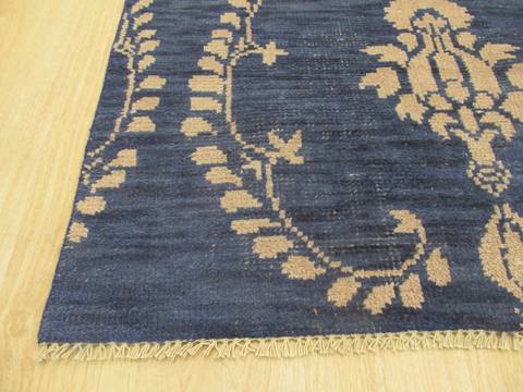 Blue Hand Knotted 60 X 90 Area Rug 834-131235 Image 1