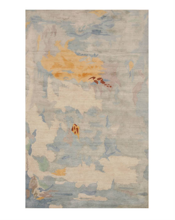 Modern-Contemporary Blue Hand Tufted 50 X 80 Area Rug 834-131249 Image 0