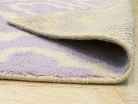 Moroccan Purple Hand Knotted 96 X 136 Area Rug 834-131256 Image 2
