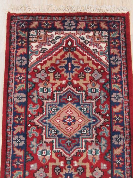 Heriz Red Runner Hand Knotted 26 X 100 Area Rug 834-131333 Image 1