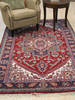 Heriz Red Hand Knotted 50 X 80 Area Rug 834-131336 Thumb 3
