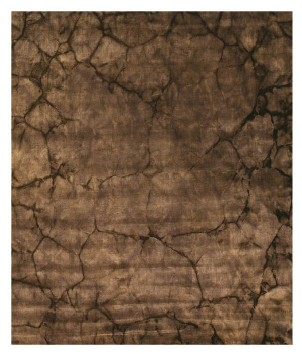 Modern-Contemporary Black Hand Made 90 X 120 Area Rug 834-131348 Image 0