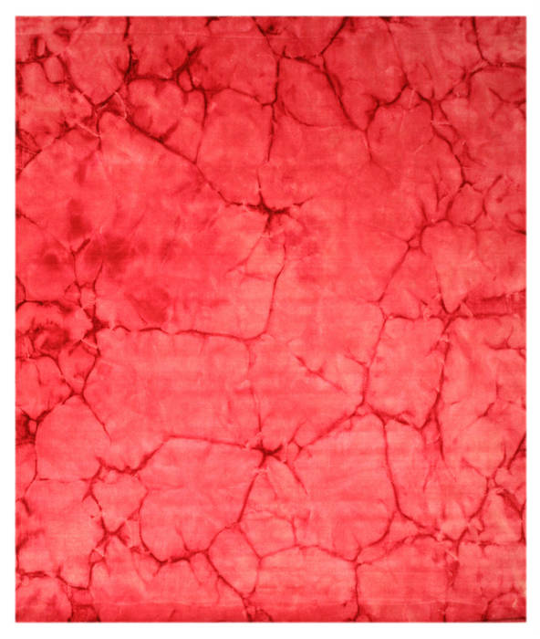 Modern-Contemporary Purple Hand Made 80 X 100 Area Rug 834-131352 Image 0