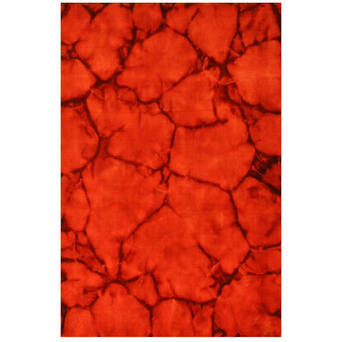 Modern-Contemporary Red Hand Made 40 X 60  Area Rug 834-131360 Image 0