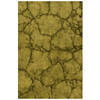 Modern-Contemporary Green Hand Made 40 X 60  Area Rug 834-131362 Thumb 0