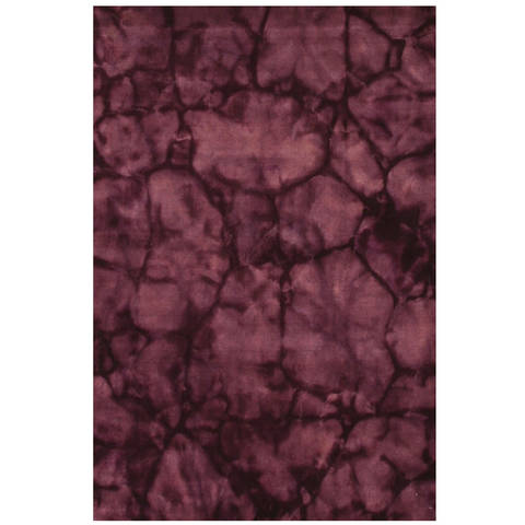 Modern-Contemporary Purple Hand Made 50 X 80 Area Rug 834-131372 Image 0
