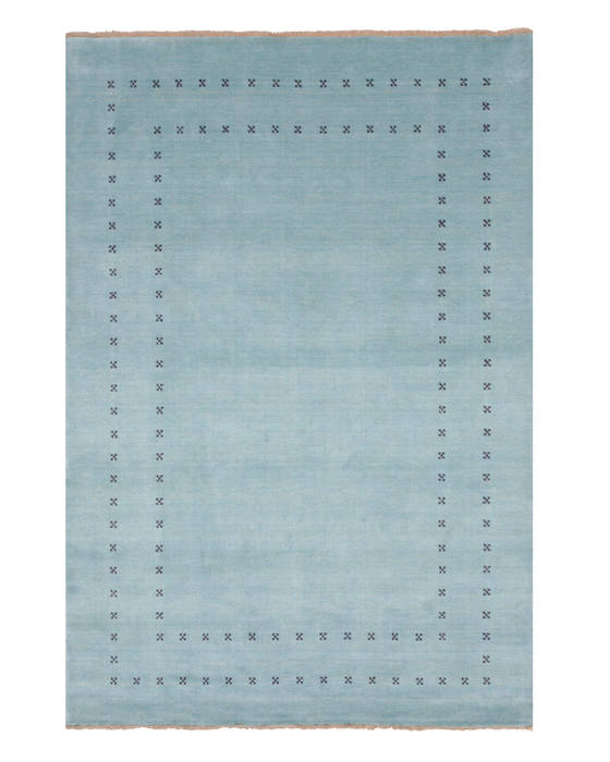 Blue Hand Made 90 X 120 Area Rug 834-131388 Image 0