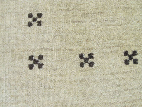 Beige Hand Made 90 X 120 Area Rug 834-131396 Image 6