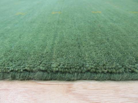 Green Hand Made 100 X 140 Area Rug 834-131405 Image 2