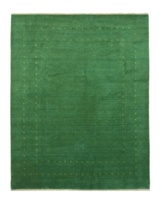 Green Hand Made 100 X 140 Area Rug 834-131405 Image 0