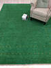 Green Hand Made 100 X 140 Area Rug 834-131405 Thumb 3