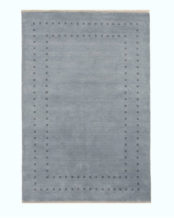 Blue Hand Made 100 X 140 Area Rug 834-131418 Image 0