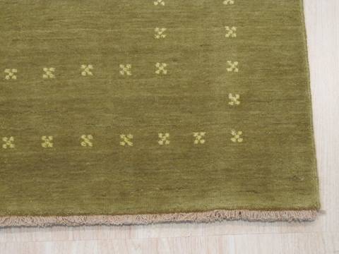 Green Hand Made 60 X 90 Area Rug 834-131423 Image 1