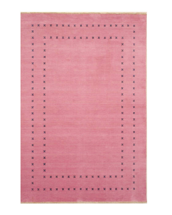 Purple Hand Made 90 X 120 Area Rug 834-131433 Image 0