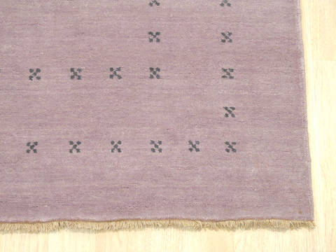 Purple Hand Made 60 X 90 Area Rug 834-131435 Image 1