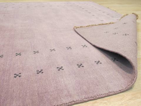 Purple Hand Made 60 X 90 Area Rug 834-131435 Image 2