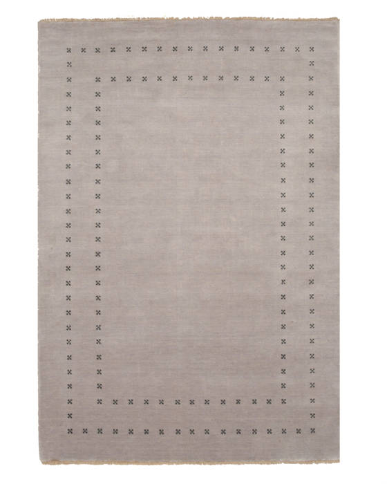 Grey Hand Made 90 X 120 Area Rug 834-131443 Image 0