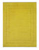 Yellow Hand Made 100 X 140 Area Rug 834-131444 Thumb 0