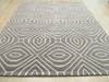 Modern-Contemporary Grey Hand Tufted 80 X 100  Area Rug 834-131459 Thumb 2