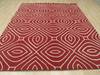 Modern-Contemporary Red Hand Tufted 80 X 100 Area Rug 834-131464 Thumb 2