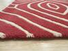 Modern-Contemporary Red Hand Tufted 80 X 100  Area Rug 834-131464 Thumb 3