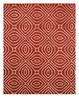 Modern-Contemporary Red Hand Tufted 80 X 100  Area Rug 834-131464 Thumb 0