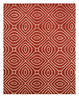 Modern-Contemporary Red Hand Tufted 90 X 120 Area Rug 834-131465 Thumb 0