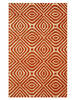  Orange Hand Tufted 79 X 99  Area Rug 834-131473 Thumb 0