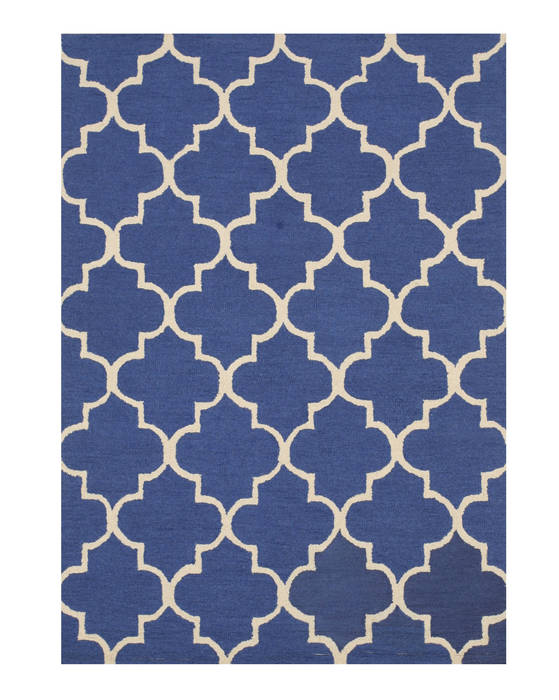Moroccan Blue Hand Tufted 50 X 80 Area Rug 834-131486 Image 0