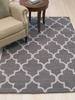 Moroccan Grey Hand Tufted 50 X 70  Area Rug 834-131489 Thumb 3