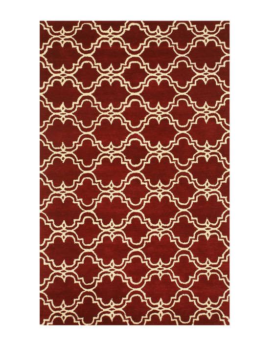 Moroccan Red Hand Tufted 50 X 80 Area Rug 834-131499 Image 0