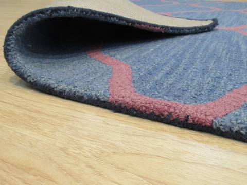 Moroccan Blue Hand Tufted 50 X 70 Area Rug 834-131500 Image 2