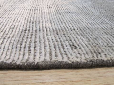 Beige Hand Made 90 X 120 Area Rug 834-131509 Image 4